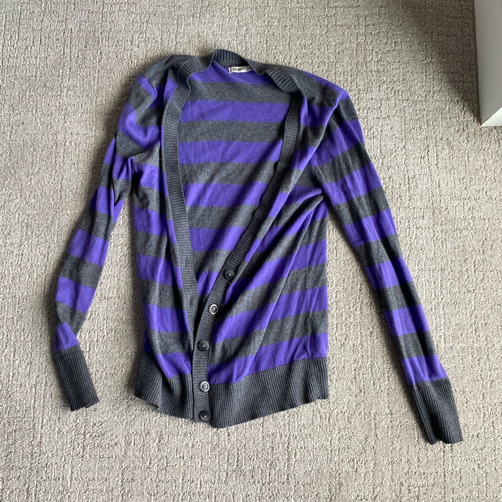 Purple stripped sweater